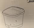 美的（Midea）泡脚桶杀菌足浴盆加热暖脚自动按摩保暖洗脚盆熏蒸喷淋生日礼物送男女友长辈实用ZL310 实拍图