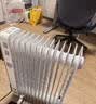 美的（Midea）【金缕衣】家用电热油汀取暖器立式电暖器 13片电暖气 全屋升温取暖神器/节能加湿烘衣NY2213-18GW 实拍图