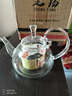 正扬玻璃茶具整套加厚耐热花茶壶套装花草过滤功夫煮茶壶杯 400壶+绿台大+（透明/把杯）+杯架 实拍图