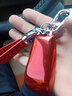 迪加伦 奔驰钥匙套 新奔驰300L C260L S级GLB A级C级E级G级车钥匙扣包壳 电镀红(壳+红色时尚绳) 新奔驰E级专用钥匙套 实拍图