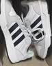 adidas双11主推 ENTRAP美式校园风运动鞋少年感复古板鞋阿迪达斯   白色/金属暗银   38 实拍图