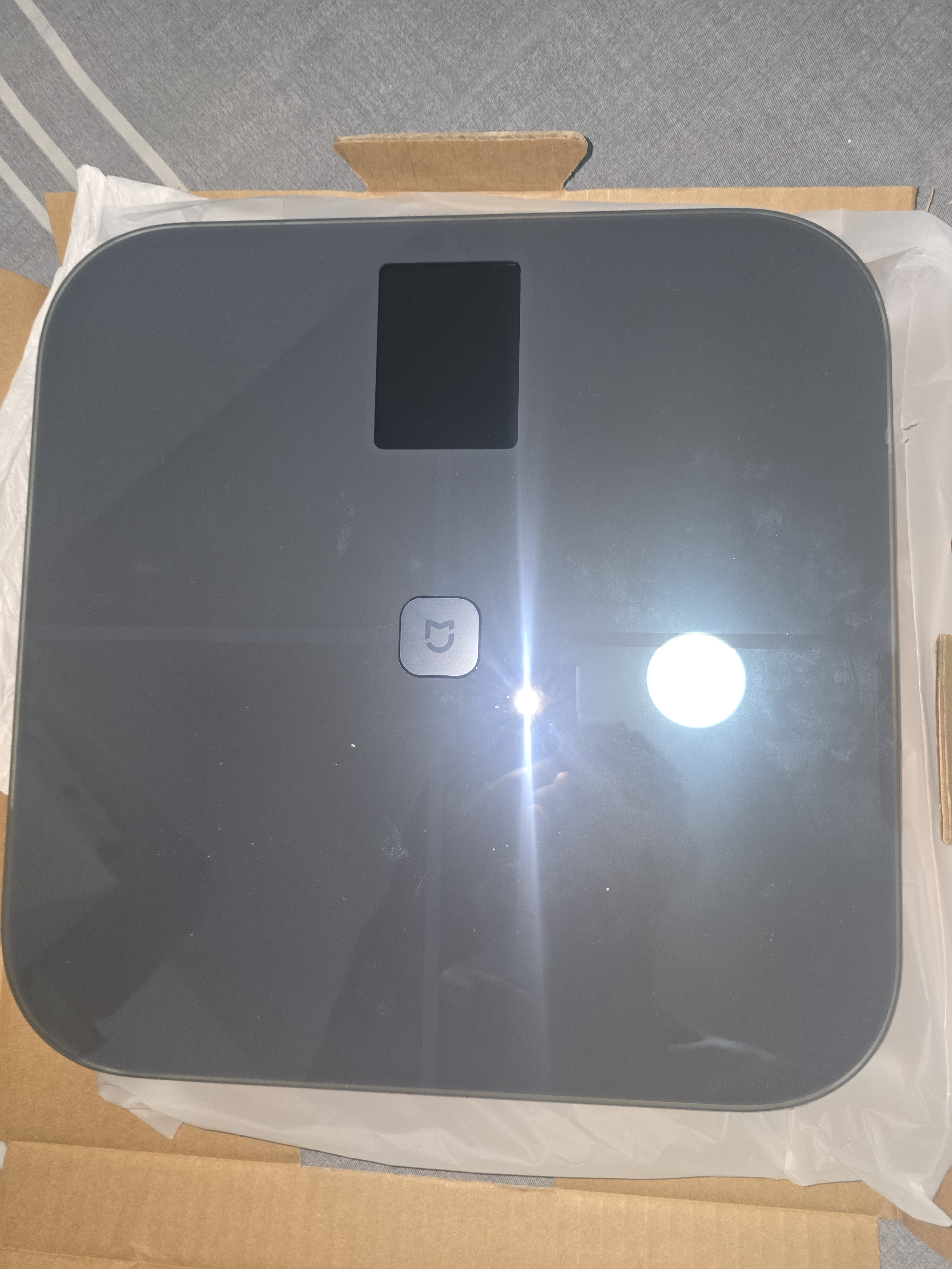 米家小米智能体脂秤S400Pro 高精准25项身体数据平衡测试家用体重秤电子秤半身测脂 体脂管理减肥专用 实拍图