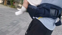 ergobaby美国二狗腰凳婴儿背带坐垫式抱娃神器减震护腰透气多功能四季通用 实拍图