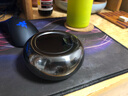 B&y不锈钢烟灰缸桌面家用时尚创意潮流个性办公室客厅茶几装饰品摆件 黑色 小号 实拍图