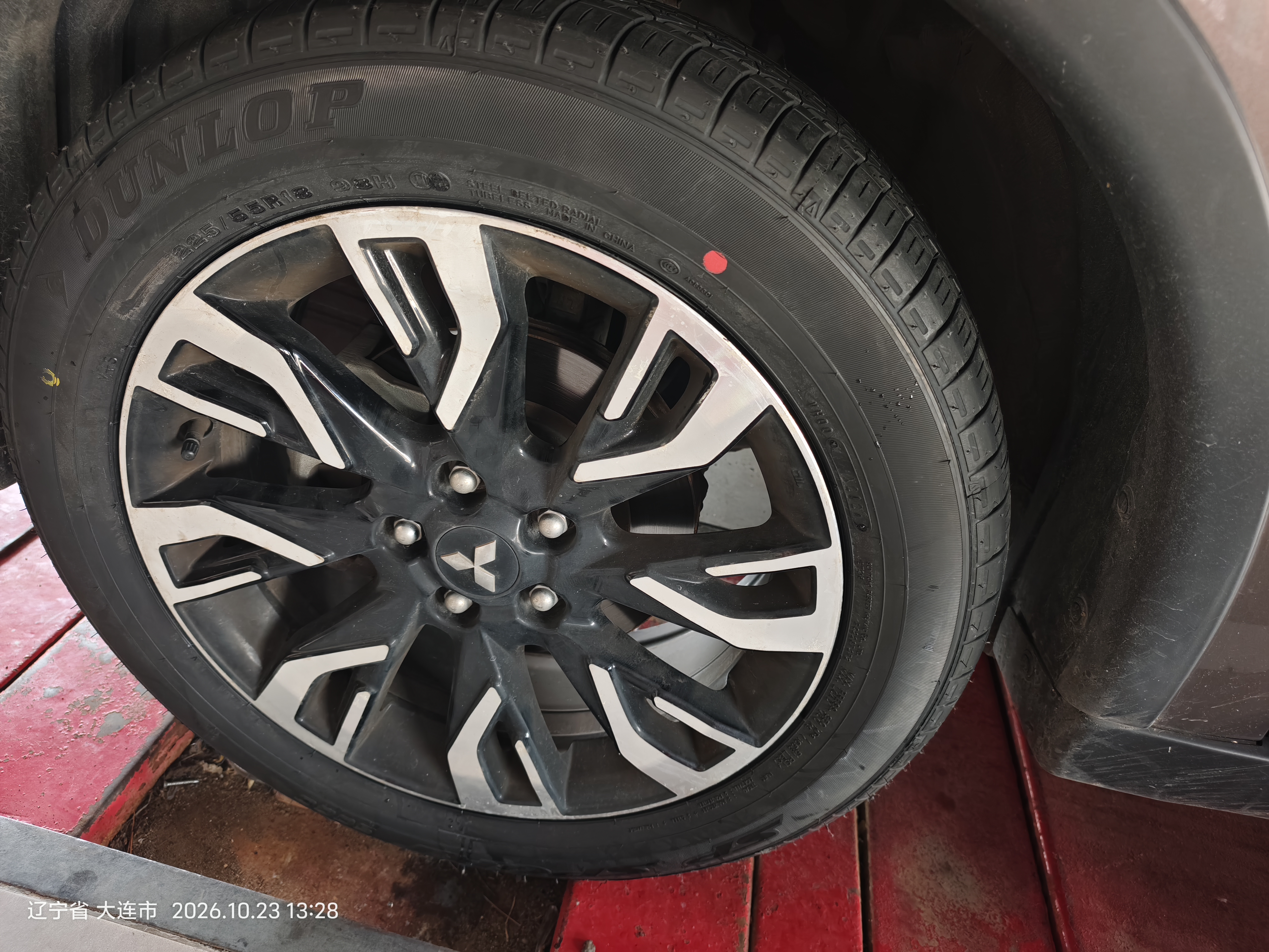 邓禄普（DUNLOP）汽车轮胎 225/55R18 98H SP SPORT 5000 原配三菱 欧蓝德 实拍图