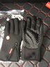DEROACE骑行手套全指冬季自行车滑雪手套摩托车男女可触屏骑车单车装备 豪华版-黑色 L 实拍图