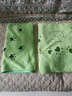 沐凡（mufan）浴巾毛巾男女加大加厚成人婴儿童卡通浴巾比纯棉柔软吸水毛巾伴侣 磨毛绿色（浴巾1条+毛巾1条） 280g 实拍图