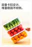 禧天龙冰箱保鲜盒食品级冰箱收纳盒塑料密封盒蔬菜水果冷冻盒 7.3L 实拍图