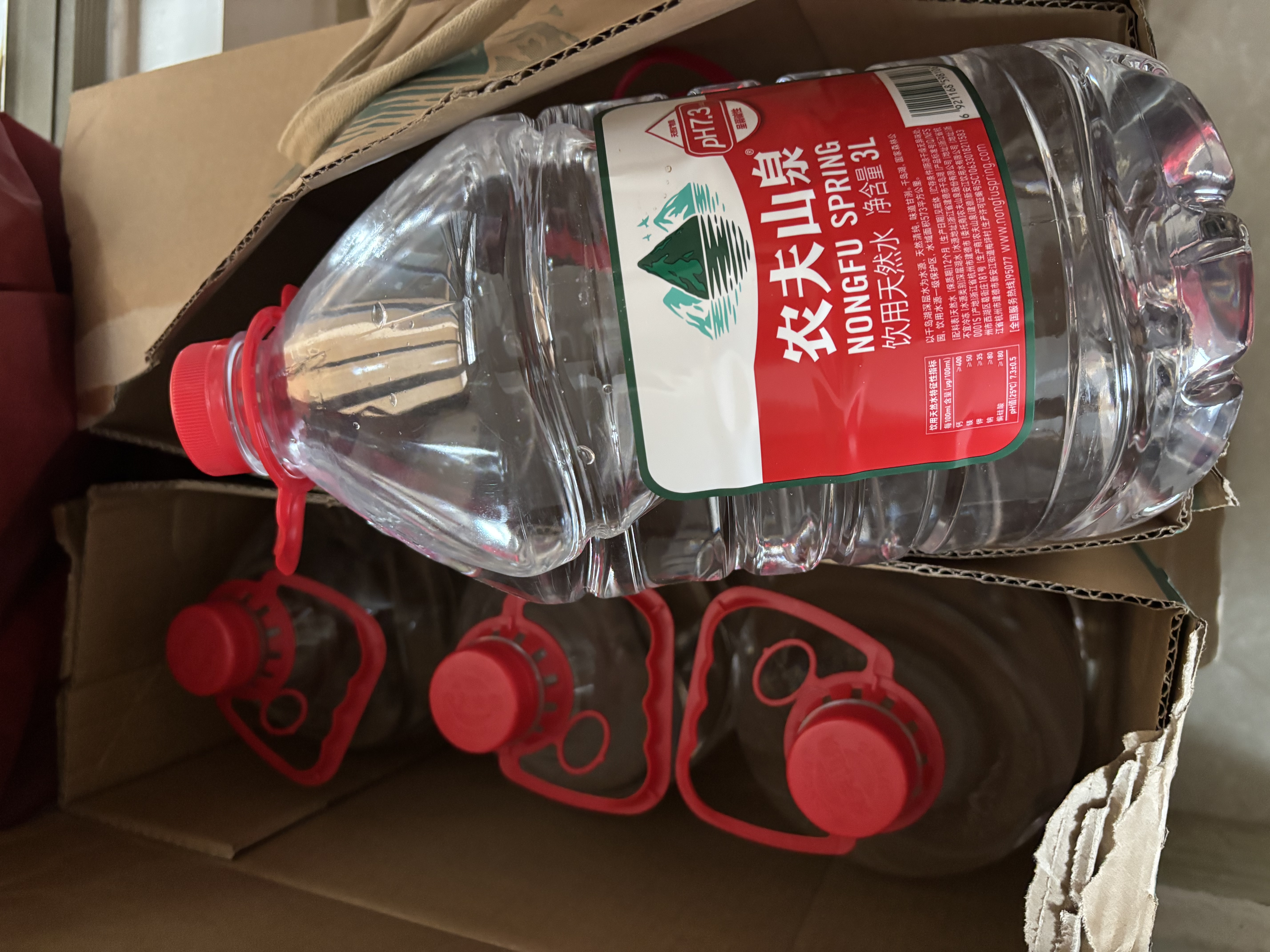 农夫山泉  饮用水 饮用天然水3L*6桶 整箱 桶装水 实拍图