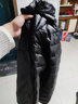 啄木鸟羽绒服男轻薄款秋冬季新款冬装男士外套男纯色大码上衣服男装袄子 1800黑色【立领款】 3XL 185 实拍图