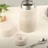膳魔师（THERMOS） 焖烧杯大容量保温饭盒316L不锈钢闷粥杯焖烧罐保温桶饭桶TCLE 奶茶色【热卖推荐】 720ml 实拍图