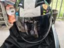 LS2头盔摩托车头盔复古特大码电动车半盔3C认证OF562 哑黑魔方 2XL头围59-60 实拍图