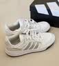 adidas ENTRAP美式校园风运动鞋少年感复古篮球风板鞋阿迪达斯   白色/金属暗银   40.5 实拍图