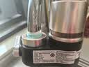 美的（Midea）净水器水龙头过滤器家用自来水滤水器直饮前置过滤器厨房卫生间通用除水垢除余氯双出水可清洗滤芯 一机三芯|黑色【两年免换芯】 实拍图