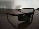 保圣（prosun）太阳镜 男士司机驾驶镜偏光运动镜墨镜 PS9012 C19镜框亮黑/镜片绿片 实拍图