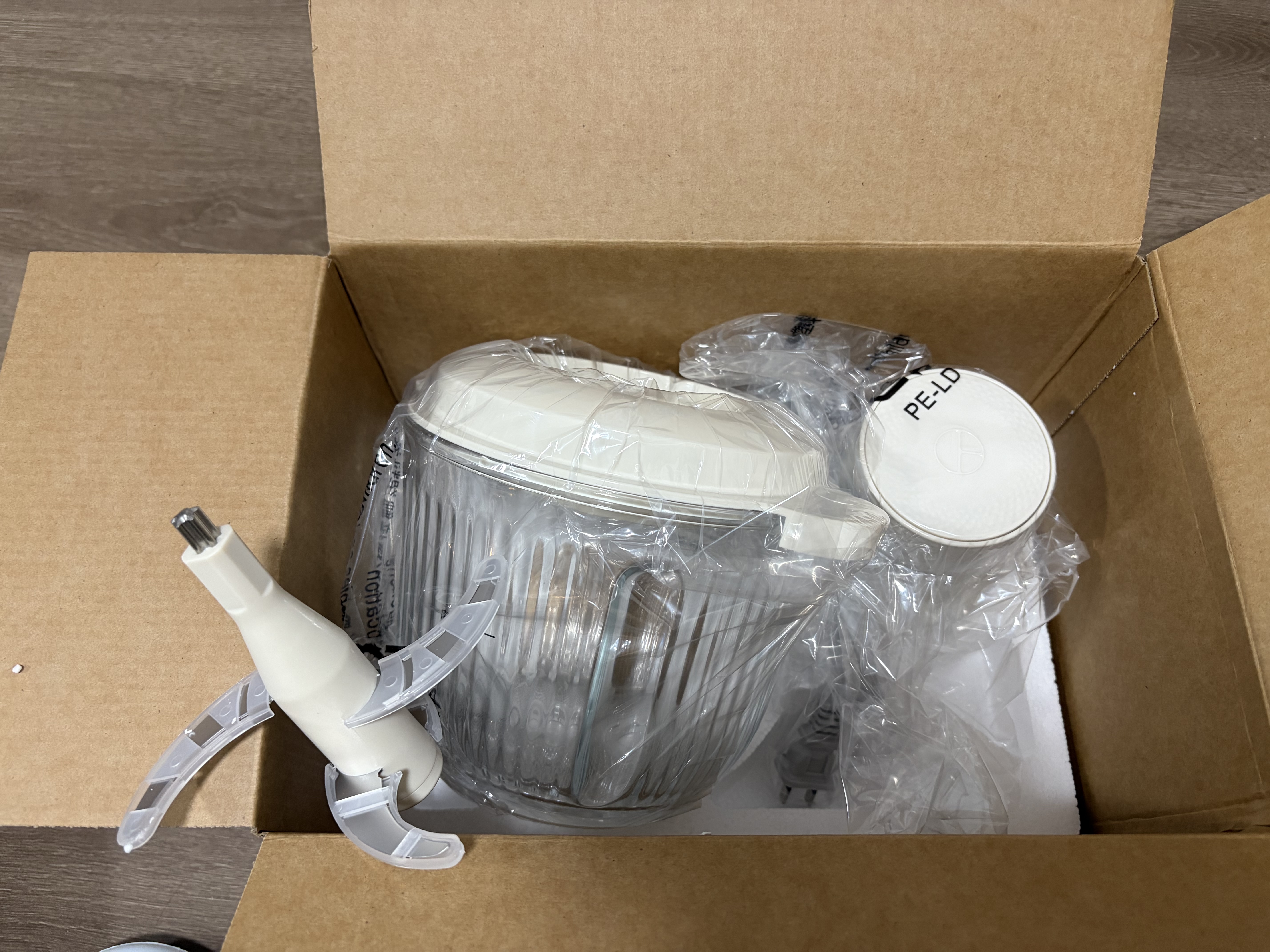 美的（Midea）【新升级】2.2L大容量绞肉机 家用多功能辅食料理机单档四叶立体刀电动碎肉打蒜绞馅搅拌机 JC002F 实拍图