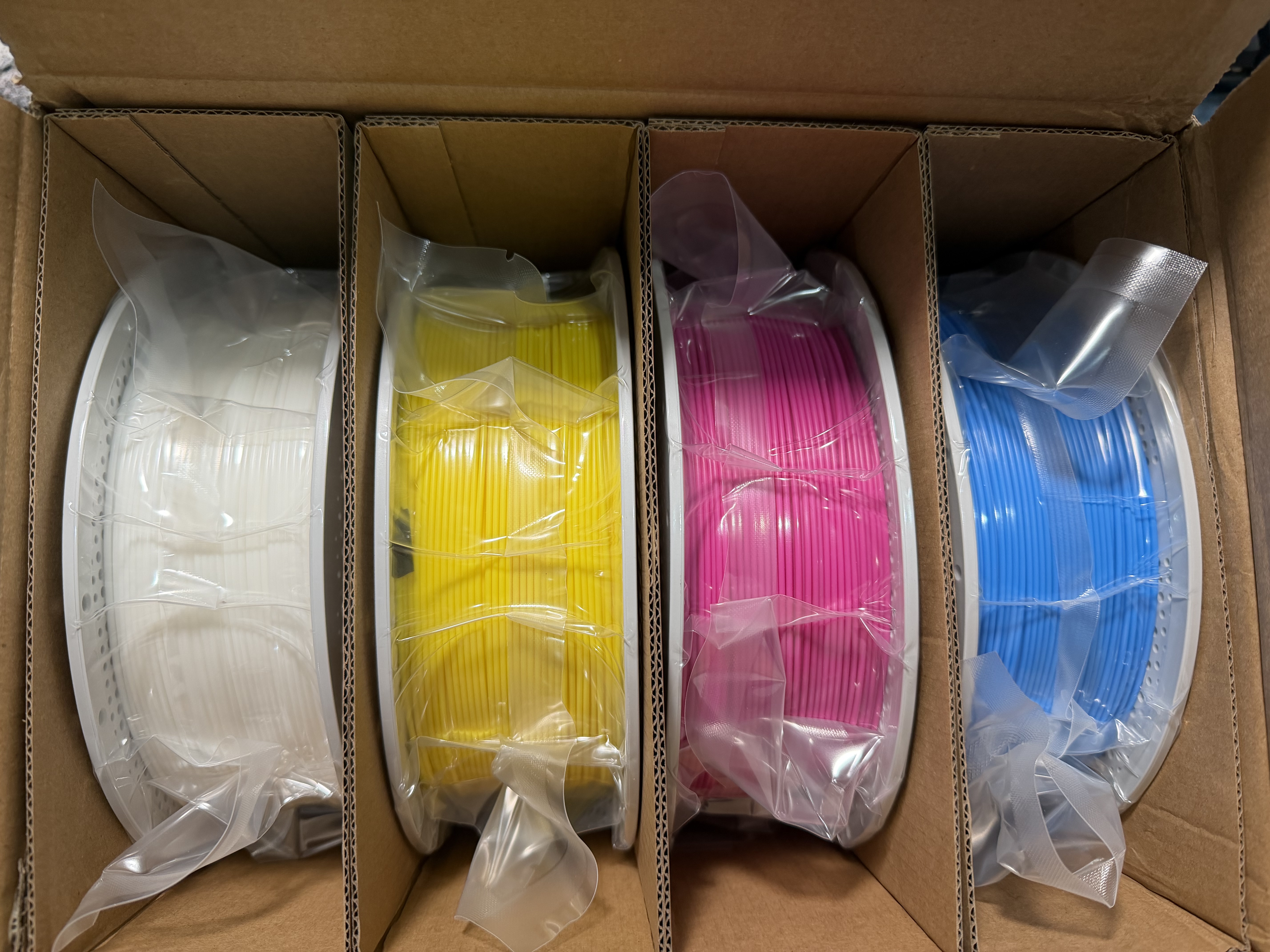 拓竹PLA Silk 多色丝绸渐变 3D打印耗材 惊艳色彩美学 RFID智能参数识别 渐变-马卡龙13906 含料盘 实拍图