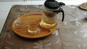 76台湾玻璃泡茶壶飘逸杯内胆过滤耐热耐高温玻璃茶壶茶具 BD-600配托盘+配4杯 600ml 实拍图