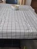 桌布防水防油免洗茶几餐桌布网红ins风pvc桌布欧式小清新纯色台布 白色中格子 120*120cm 实拍图