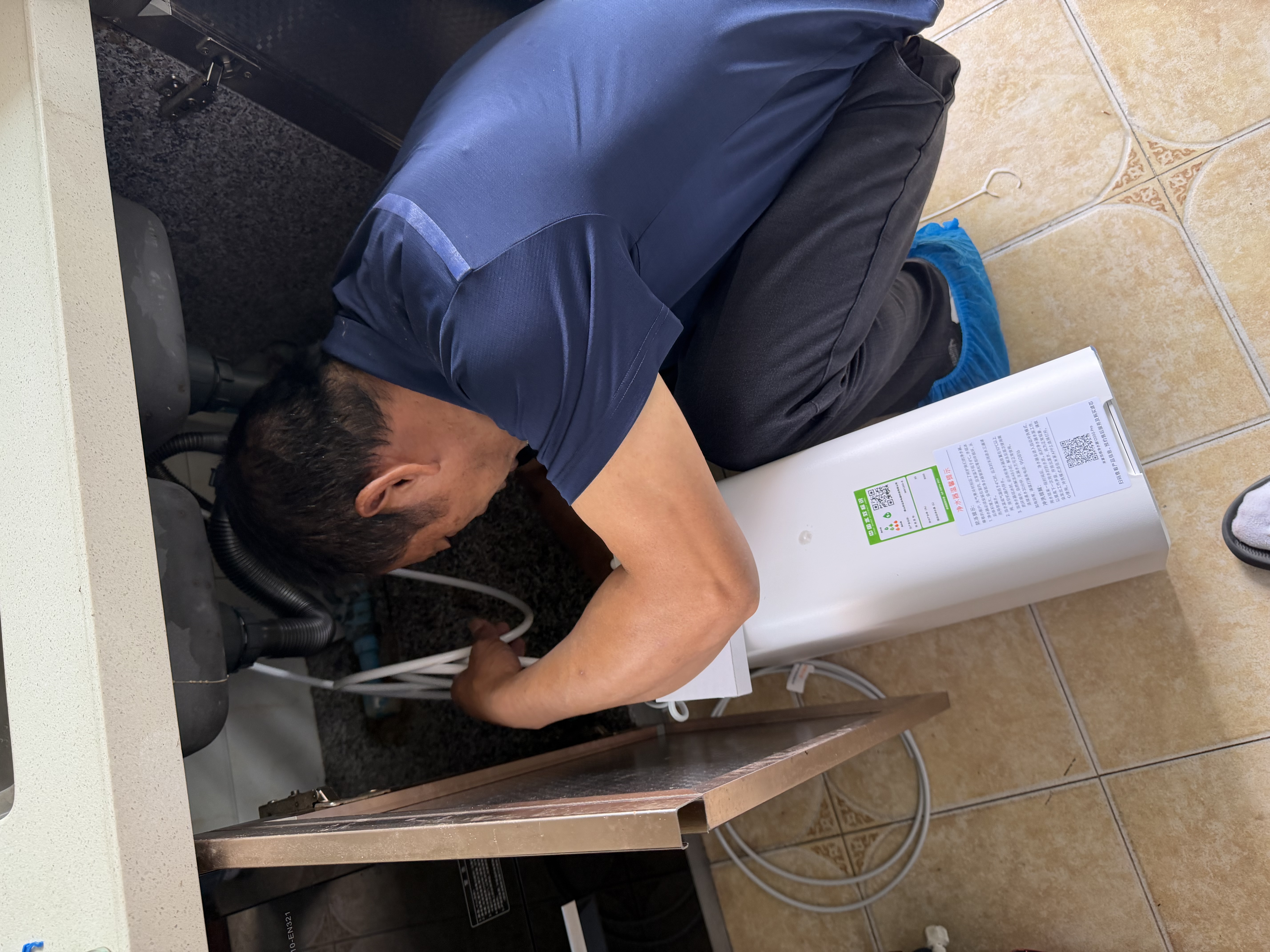 米家小米净水器 厨下双核1200Gpro 8年长效主RO 双RO母婴级超净水质厨房台下用净水机MR 1253-A 实拍图