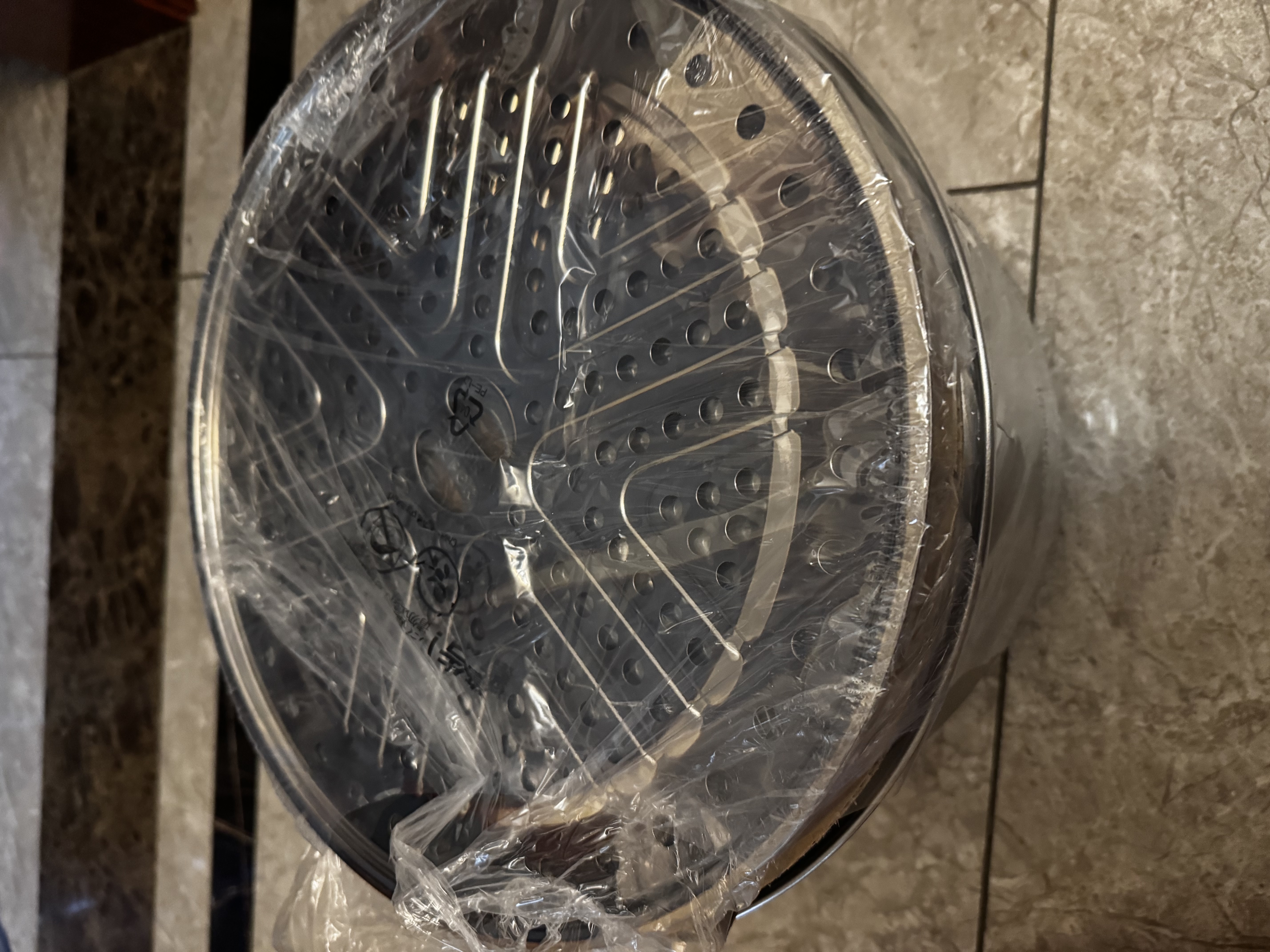 苏泊尔（SUPOR）巧易取不串味三层蒸锅32cm304不锈钢5-6个人电磁炉通用 SZ32VA1 实拍图