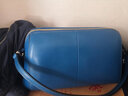 ELLE 包包女包休闲百搭  包简约  时尚斜挎包摔纹牛皮大牌简约小包女蓝色30362奢侈品 送女朋友老婆生日礼物 实拍图