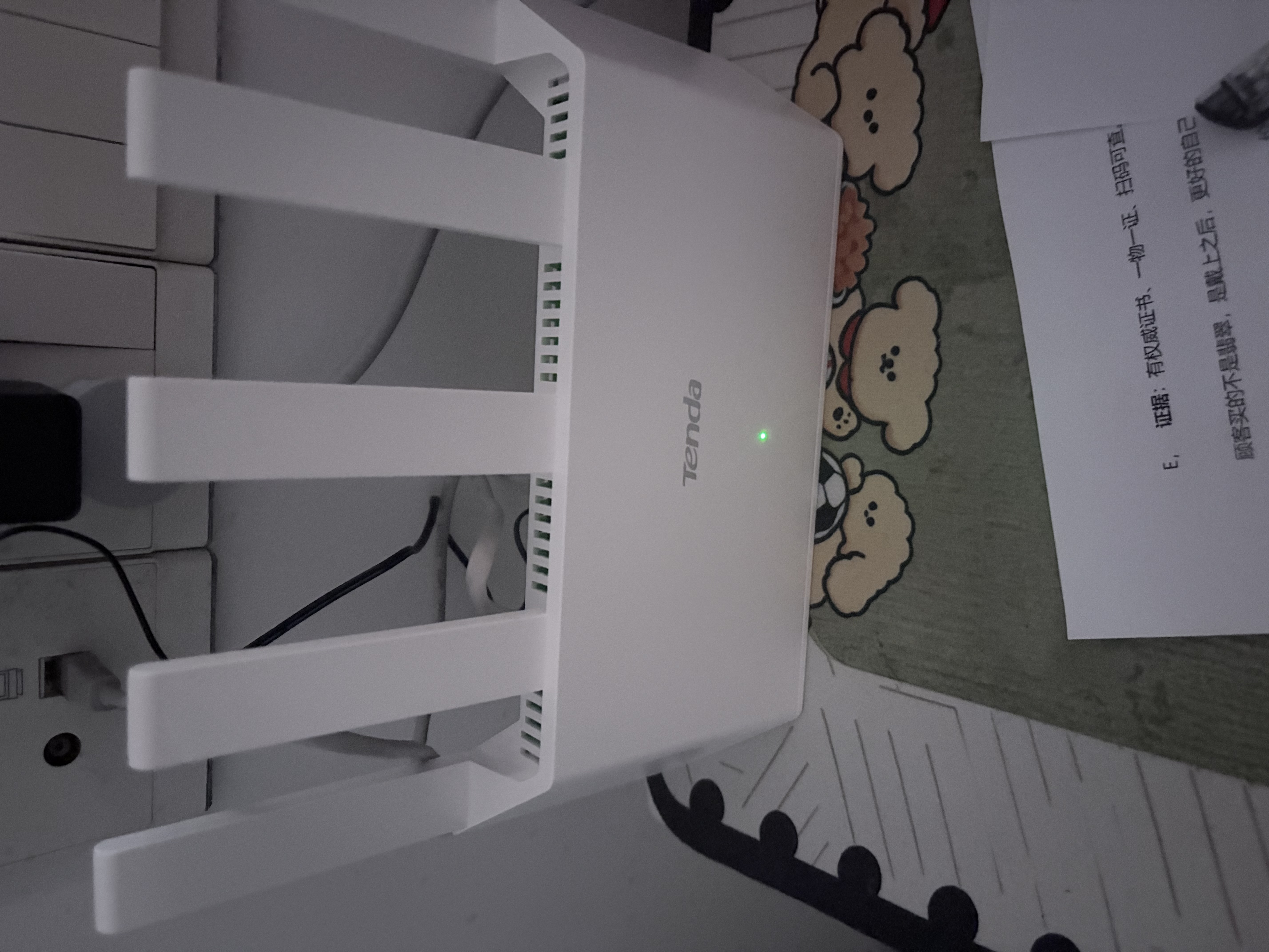 Tenda腾达路由器WiFi6+满血AX3000信号放大器【2年质保】升级立式无线家用千兆穿墙王Mesh排行前十名 实拍图