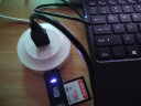 绿联（UGREEN） USB分线器一拖四多接口七口转换器扩展HUB集线器7口笔记本台式电脑通用 USB3.0【方形黑款】接头加固-三重防护 0.25-0.35米 实拍图