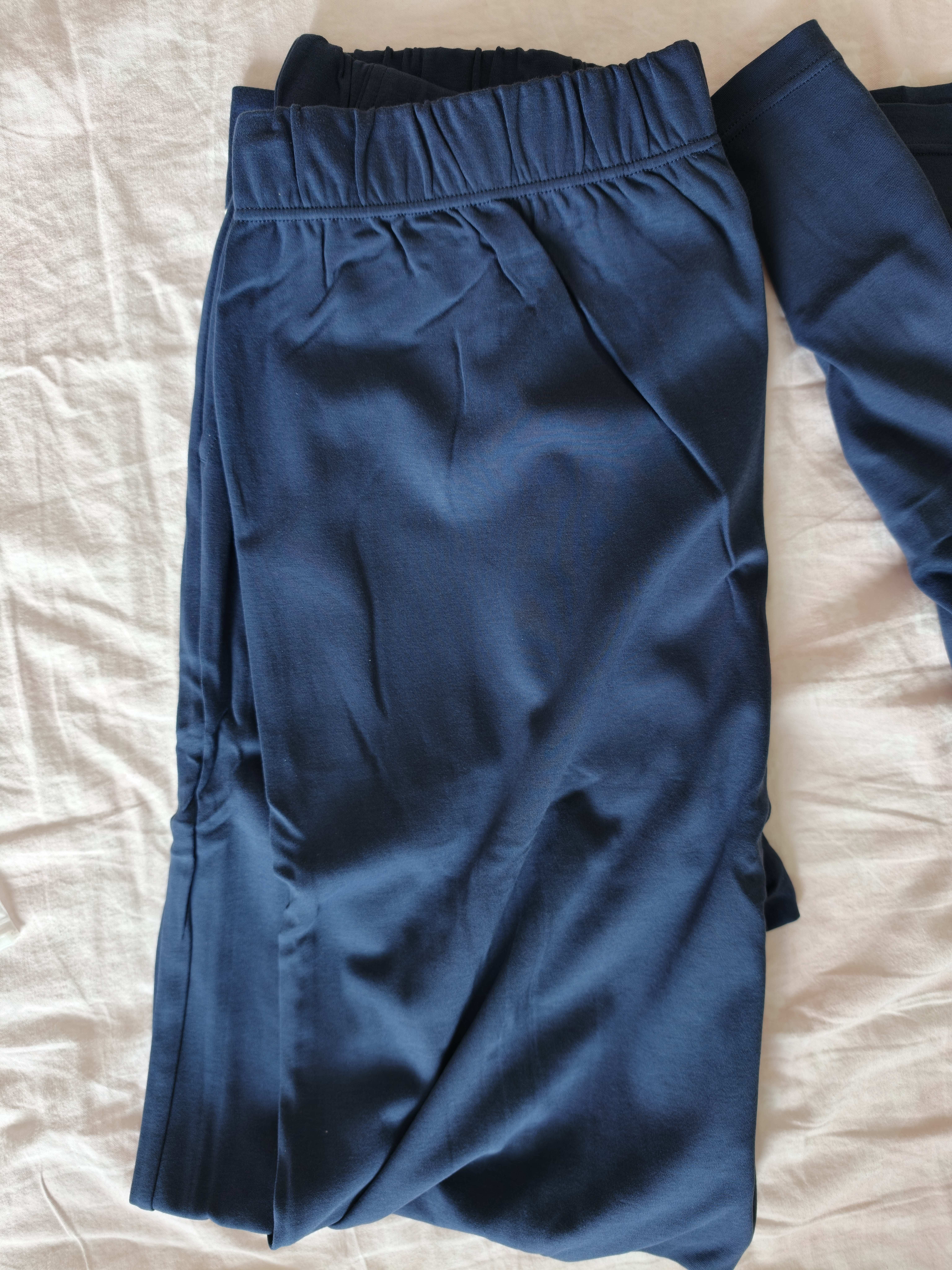 京东京造10A抑菌纯棉睡衣男衣服秋冬套装A类一等品50支情侣家居服绀青XL 实拍图
