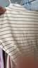 papa【波波绒】爬爬秋冬儿童保暖内衣套装男女宝宝打底衫长袖秋衣秋裤 米白-小高领 批次2 110 cm 实拍图