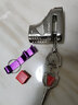 威臣（Veison） 小型碟刹锁摩托车山地车自行车山地车锁摩托车锁电动车电瓶车锁  D301 301银色+塑胶锁架 实拍图