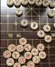 紫湖中国象棋高档加厚50号雕边实木便携折叠棋盘大号榉木象棋礼盒套装 实拍图