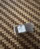 绿联超六类网络模块 CAT6A万兆免打模块带屏蔽 RJ45水晶头母座电脑网线插座面板50U镀金连接头 35997 实拍图
