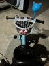 米赛特 儿童三轮车脚踏车1-3-5-2-6岁宝宝大号玩具手推自行车童车 蓝色升级发泡轮 实拍图