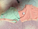 Q21【5A医护纤维】儿童内裤男童女童宝宝小海绵净化裤三角平角3条装 女三角-幻粉/舒芙蕾米/薄荷绿 3条 110 建议体重31-36斤 实拍图