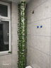 豫之韵假花藤条塑料绿植物花壁水管道装饰空调管遮挡吊顶装饰室内阳台 80片绿萝叶（1包12条）小而密 实拍图