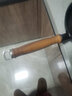 铁工房 铸铁平底锅生铁煎锅加厚无涂层不粘锅煎蛋烙饼牛排锅 铸铁煎锅（木盖）- 25cm 实拍图