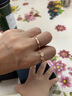 丹尼尔惠灵顿（DanielWellington）dw戒指女情侣戒指玫瑰金对戒生日礼物送老婆DW00400018 实拍图