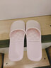 洁丽雅折叠旅行拖鞋女夏便携式浴室洗澡防滑游泳酒店出差一次性凉拖鞋男 粉色 【1.0 经典款｜店长力荐】 36 -38(标准码) 实拍图