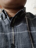 红豆（Hodo）【100%纯棉】长袖衬衫男25秋季格纹长绒棉休闲磨毛衬衣男款 实拍图