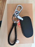 适用于奥迪钥匙包真皮钥匙套A3 A4L A6L A8L Q3 Q5 Q7 Q2 汽车钥匙扣A1钥匙 奥迪E款黑色 实拍图