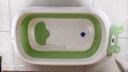 孕味妈咪婴儿洗澡盆洗澡神器 新生儿大号可折叠宝宝浴盆 可坐可躺兔子款 【+浴网+脸盆*2】清新绿+大礼包 实拍图