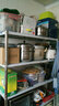 奥诺嘉（AONUOJIA） 厨房置物架家用仓储货架落地五层收纳储物架微波炉架不锈钢架子杂物架金属多层 不锈钢长120宽40高180五层架 实拍图