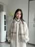 猫人围巾女秋冬季披肩纯羊毛格子女围脖送女友生日礼物女士送老婆礼盒 实拍图
