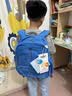 乐同书包减压护脊书包小学生4-6年级分层无异味牛顿中童蔚蓝色 实拍图
