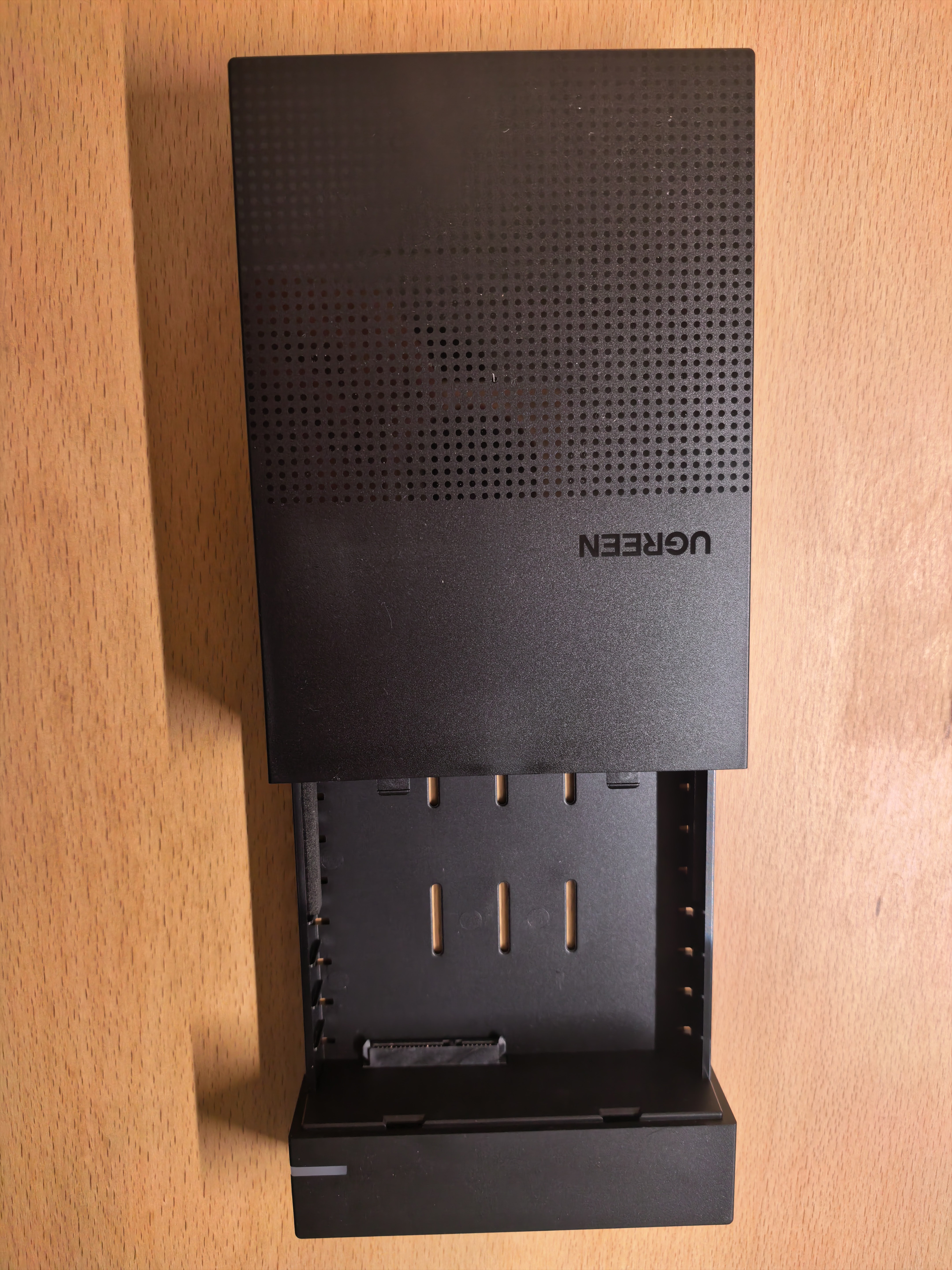 绿联 USB3.0移动硬盘盒2.5/3.5英寸Type-C固态硬盘盒 适用SATA串口台式机笔记本电脑固态机械SSD外置盒 USB3.0商务款【5Gbps】 实拍图