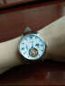 尼尚（Nesun）手表男机械表 全自动机械手表多功能镂空男表 男士手表 生日礼物 白面蓝钉MN9091-GLF 实拍图