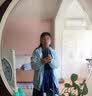 珞妮防晒衣女夏装新款女装宽松防晒服韩版空调衫透气沙滩服薄款外套女 蓝色 M 建议90-110斤 实拍图