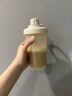 贝瑟斯蛋白粉摇摇杯男健身杯子奶昔搅拌杯代餐杯运动水杯700ML 米色 实拍图