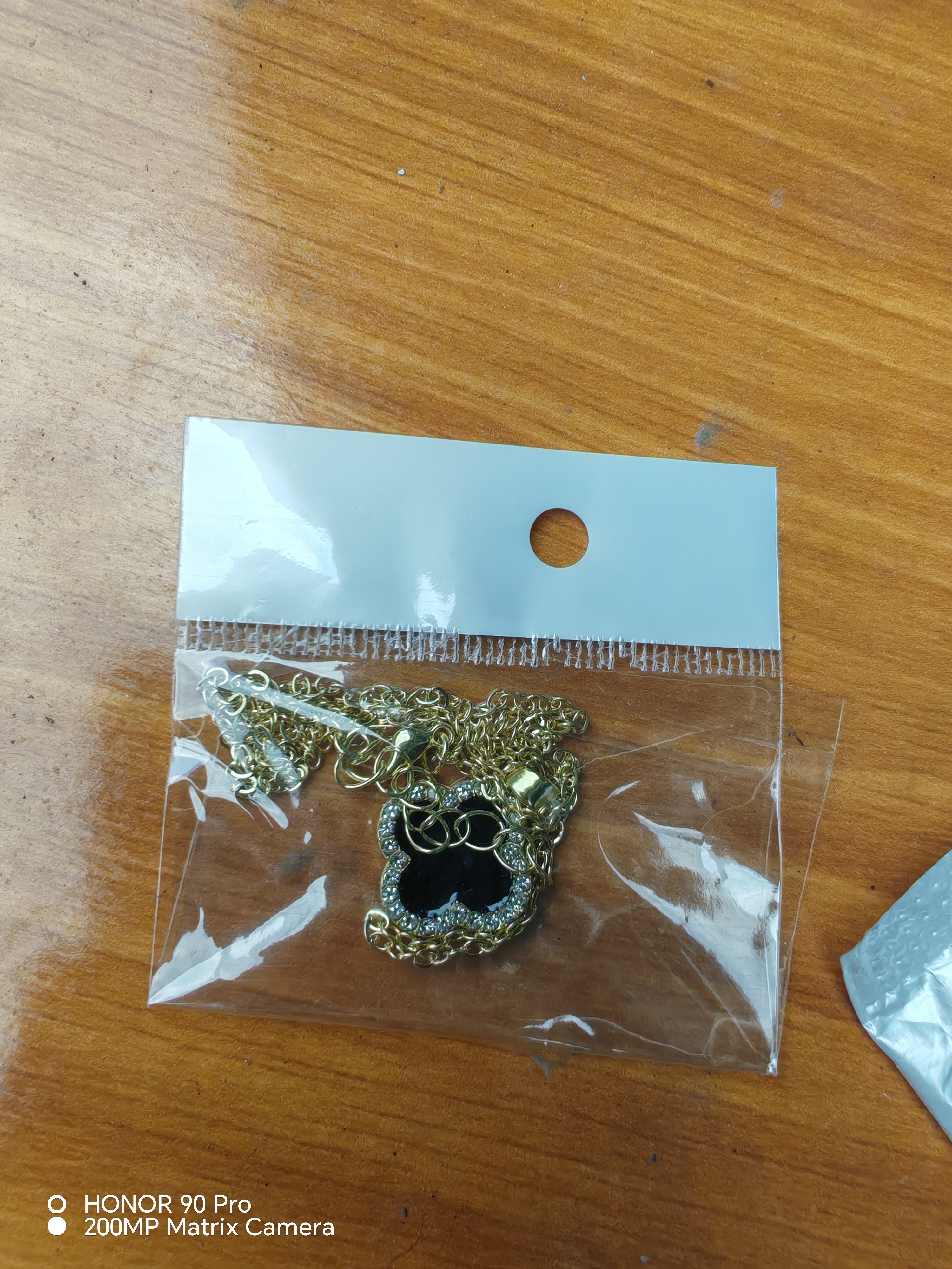 四叶花夏百搭女秋冬时尚小香风气质项链轻奢小众ins潮网红锁骨链 黑四叶草项链【金色】 实拍图